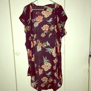 sleeveless Kimono cardigan